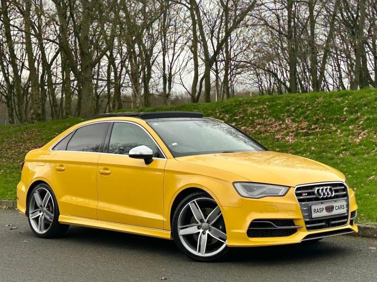 2015 Audi S3 2.0 TFSI Saloon Yellow - Pan Roof - Low Mileage IMMACULATE Example 
