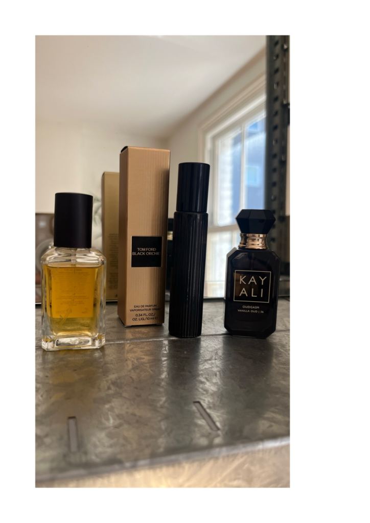 Tom Ford Black Orchid/Lush Vanillary/Kayali Oudgasm Vanilla Oud 36 Perfume Bundle 