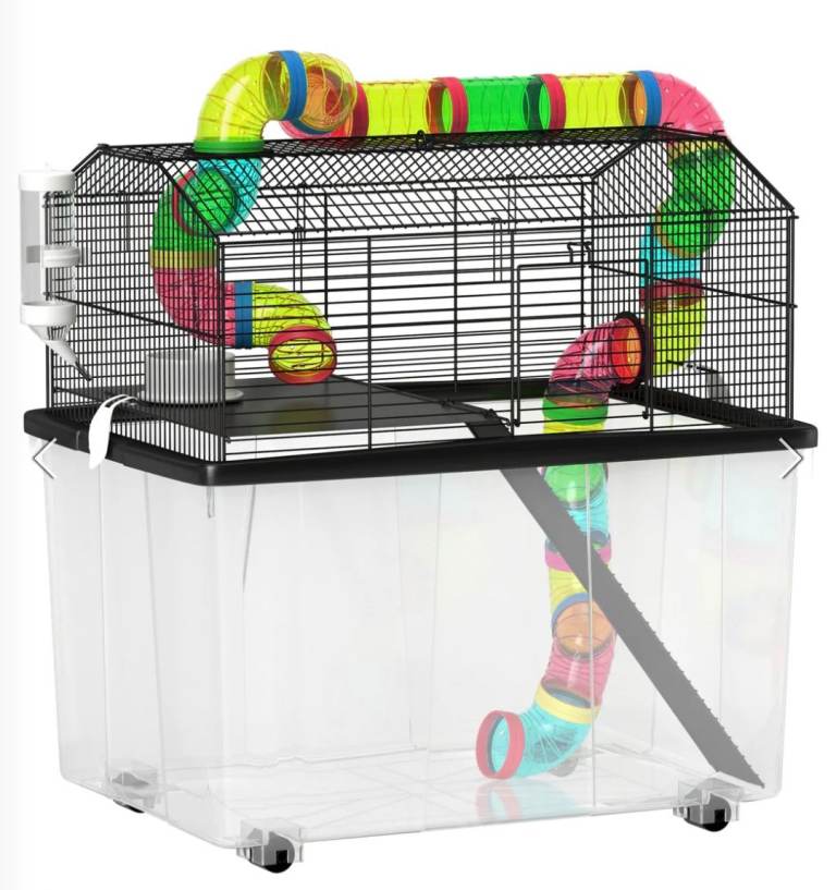 Pawhut 2 tier hamster/gerbil cage