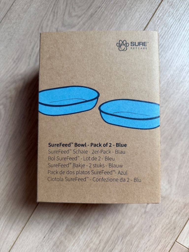 2x SureFeed Bowl Blue