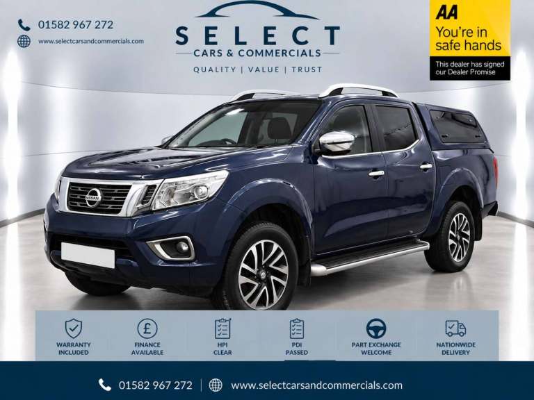 2018 Nissan Navara Double Cab Pick Up Tekna 2.3dCi 190 4WD Auto PICK UP DIESEL Automatic