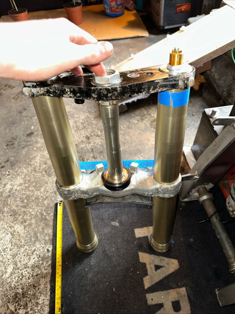 Yamaha triple tree upper and lower yokes 