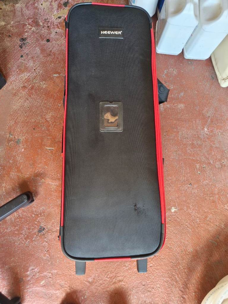 NEEWER Camera Equipment Trolley Case – Black & Red, Good Condition