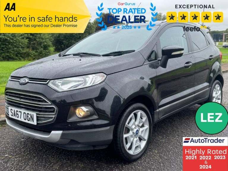 2017 Ford Ecosport 1.5 TDCi Titanium SUV 5dr Diesel Manual 2WD Euro 6 (95 ps) HATCHBACK Diesel Ma...