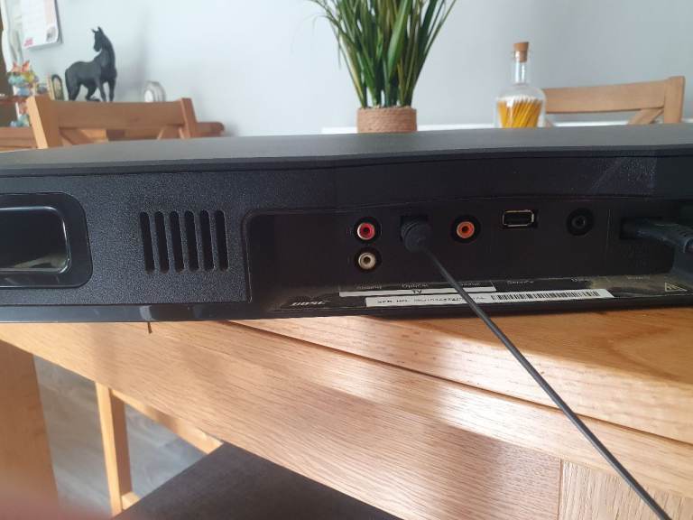 Black Soundbar / Stereo System – Good Condition