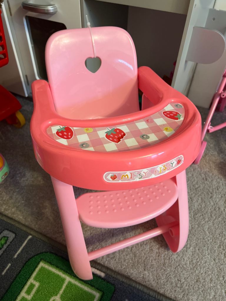Baby doll highchair