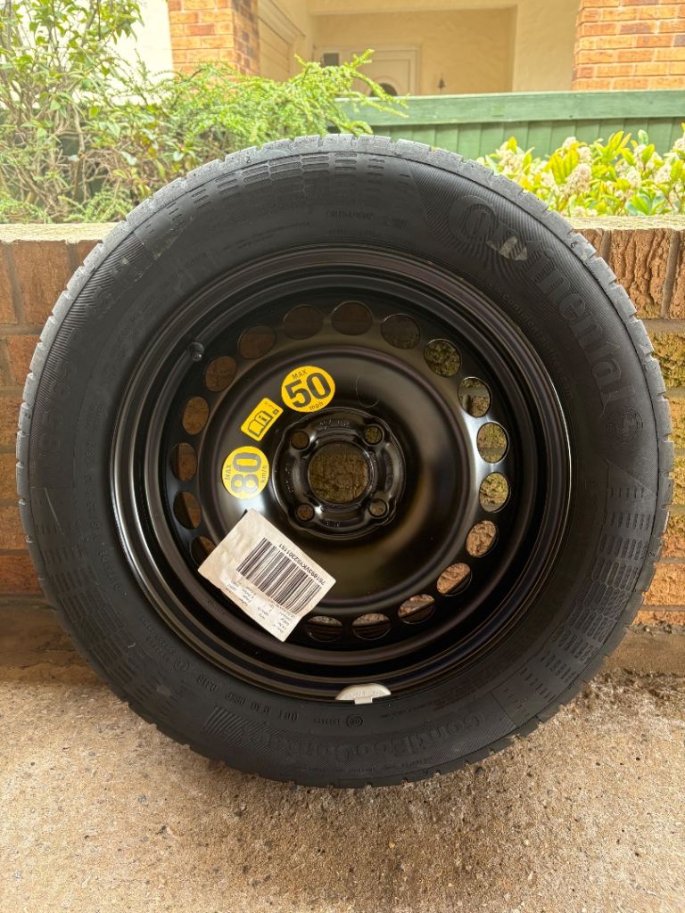 Continental spare wheel for a Corsa 