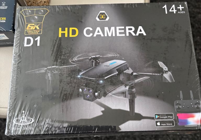 New D1 HD Camera Foldable Drone – 1080p Wi-Fi