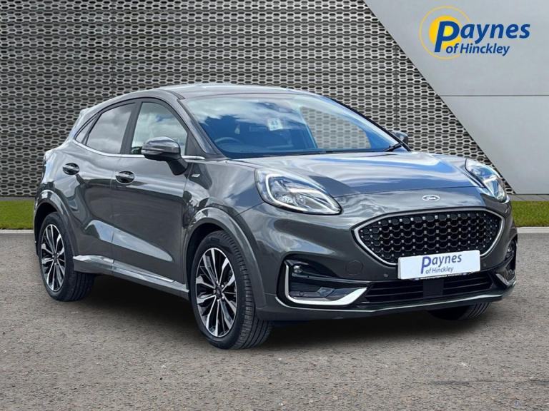 2023 Ford Puma ST-Line Vignale 5Dr 1.0L 155PS Mhev AUTO Magnetic Grey PWR T/GATE