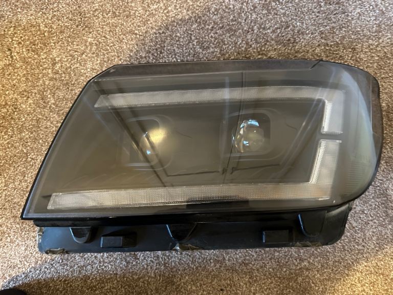 VW Crafter / MAN TGE LED DRL Headlights with Sequential 2017-current) (HQ LED H7/HQ LED H7