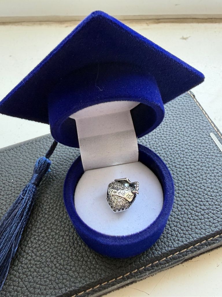 You did it ! Charm gift set for graduation 