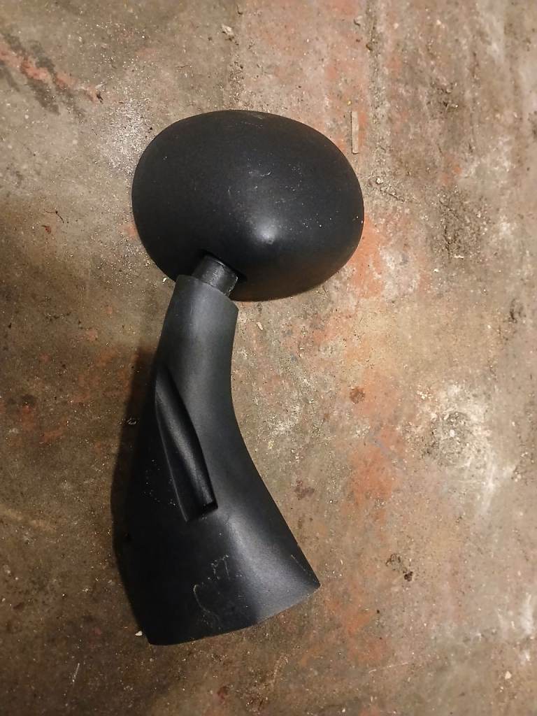 Universal Motorcycle Rear View Mirror Left Side Black