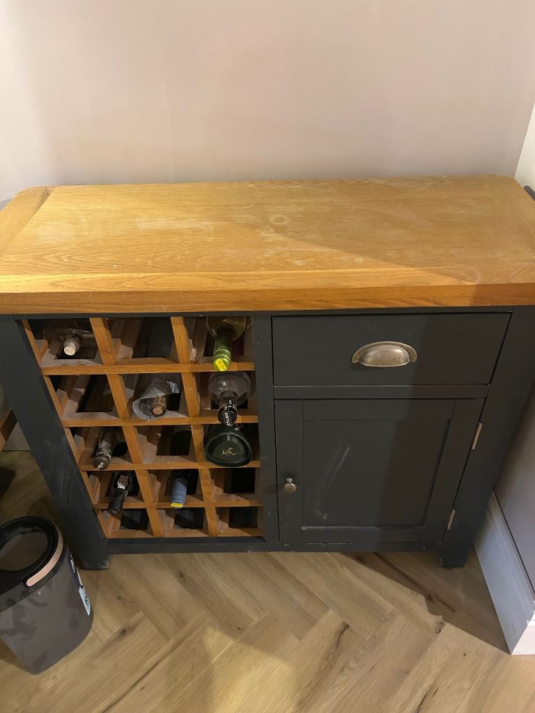 Real wood Wine rack sideboard