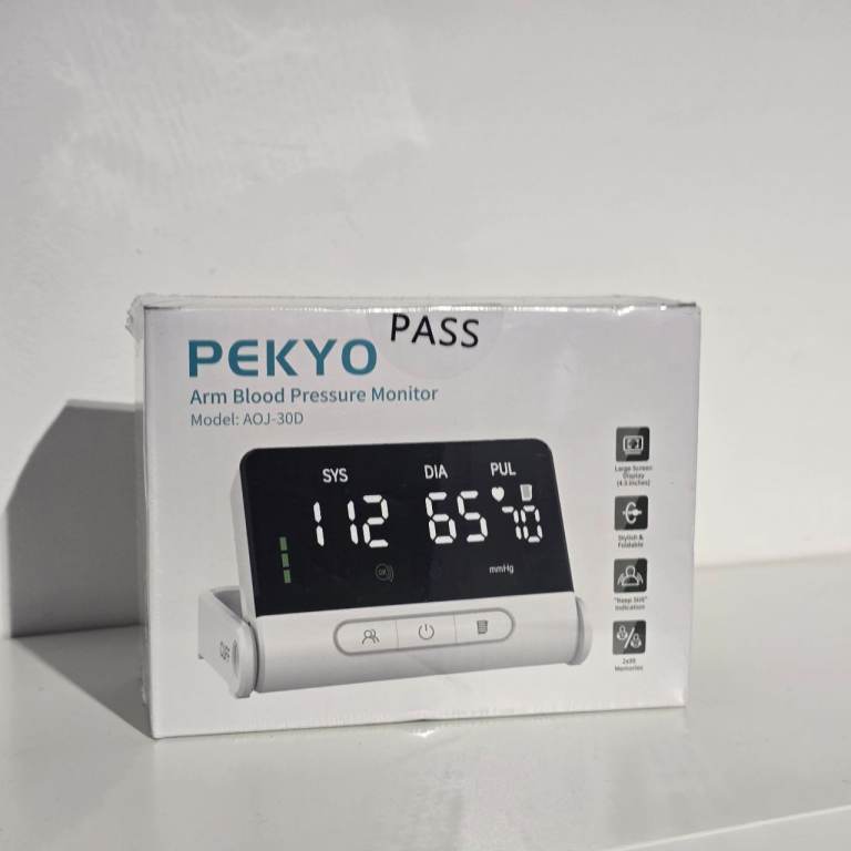 PEKYO Arm Blood Pressure Monitor AOJ-300 - Brand New