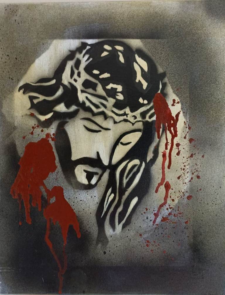 Jesus Christ canvas painting 