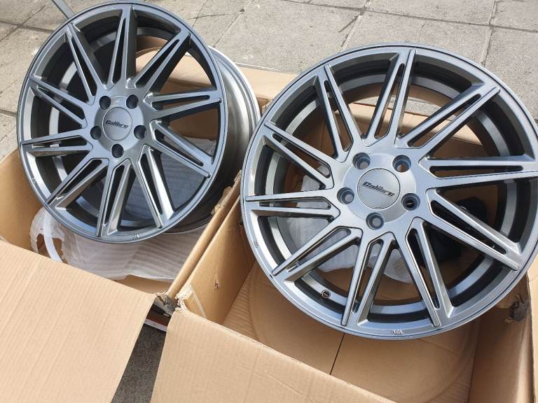 x2 BRAND NEW CALIBRE CC-A ALLOY WHEELS PCD 5x112, 8jx18 ET45