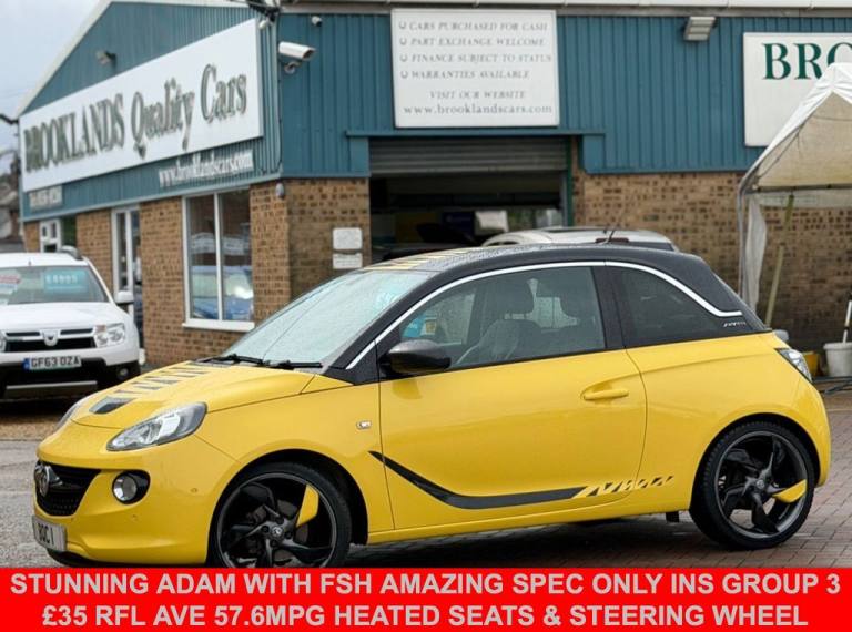 2015 Vauxhall ADAM 1.2i ecoFLEX Slam 3dr [Start Stop] HATCHBACK PETROL Manual
