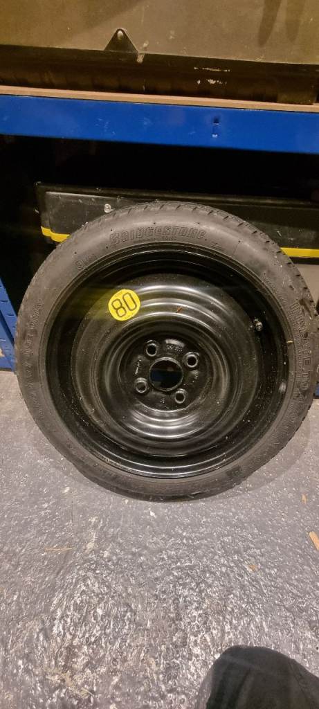 Toyota Yaris space saver spare wheel