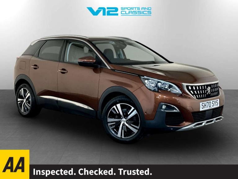 2020 Peugeot 3008 1.2 PureTech Allure SUV 5dr Petrol Manual Euro 6 (s/s) (130 ps) SUV Petrol Manual