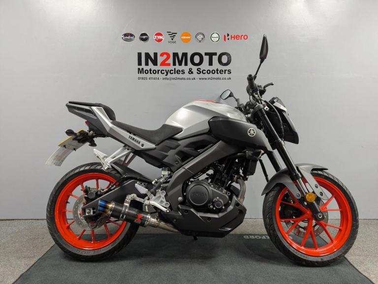 2019 (19) Yamaha MT125 in Grey with 6476 miles