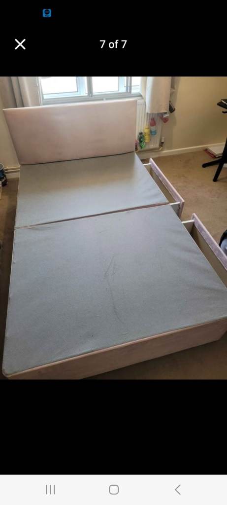 2 x small ft double divan beds