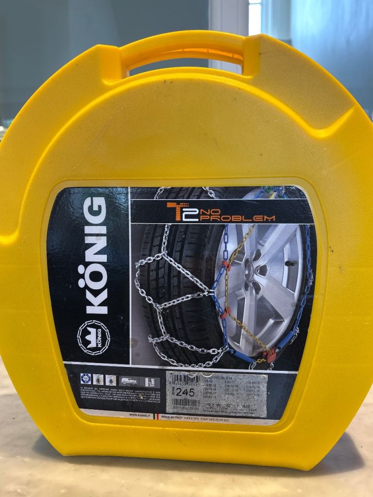 Snow chains Koning T2 no problem 