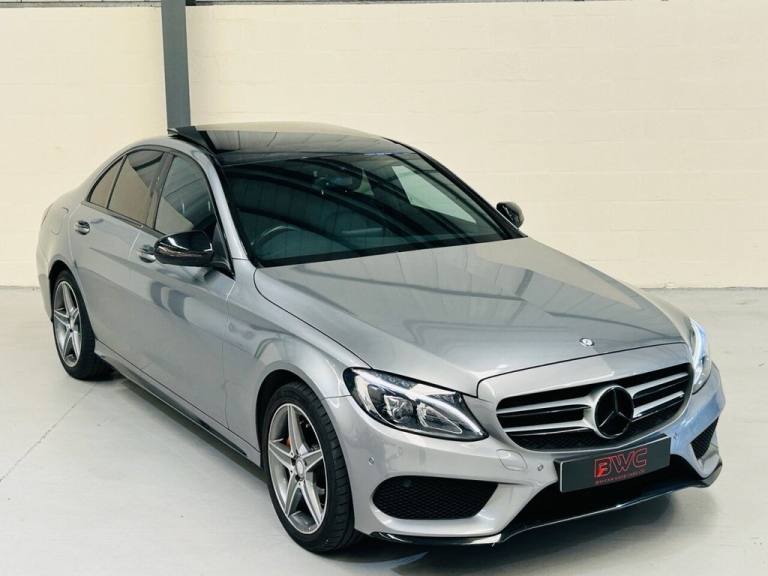 MERCEDES-BENZ C-CLASS 2.0 C200 AMG LINE SALOON 4 DOOR PETROL AUTO GREY W205