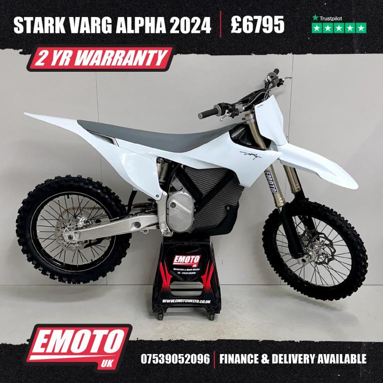 STARK VARG ALPHA 80HP Electric Motocross Bike @EmotoUK - Finance Available