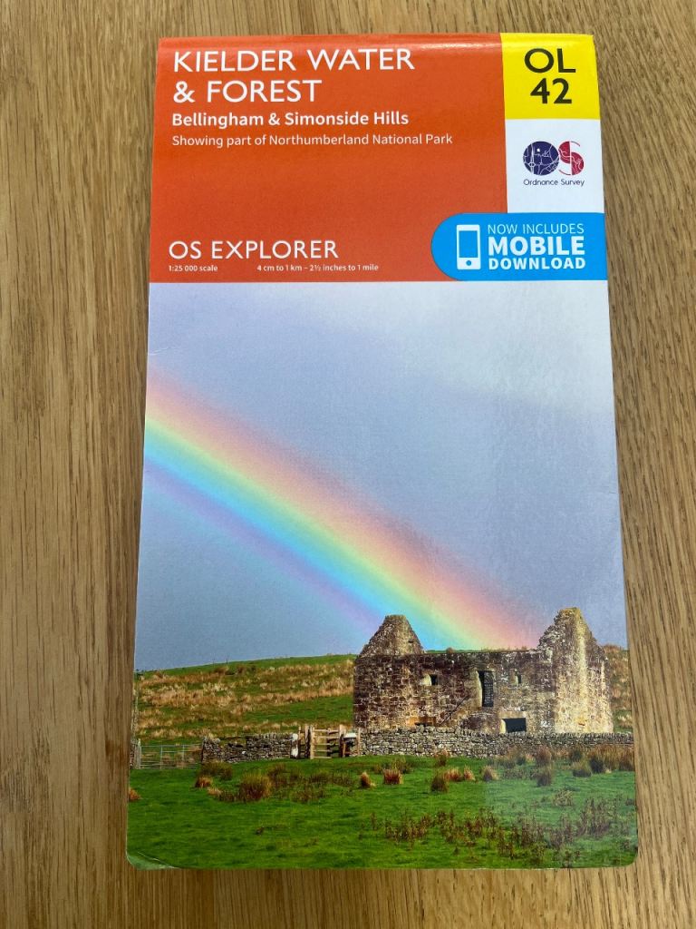OS Explorer Map Kielder Water & Forest OL42 – New, Mobile Download Included