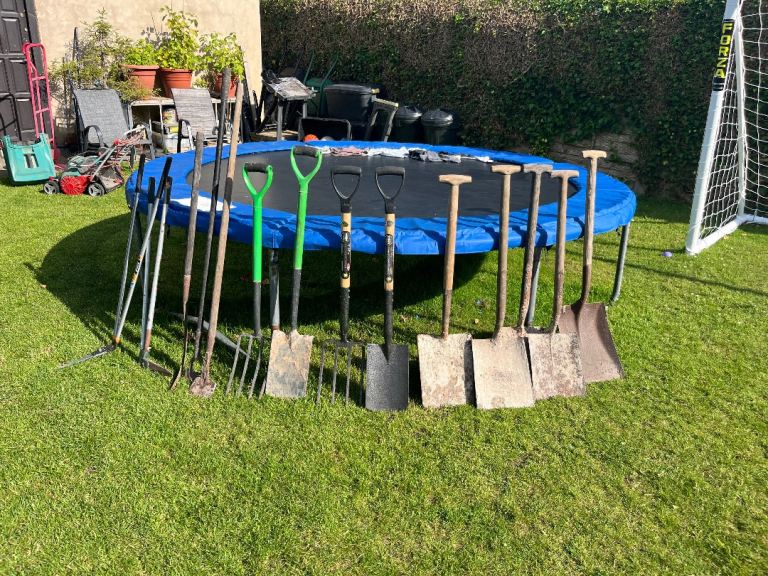 Garden Tools Spades Forks Lawn Shears - Bolton Area