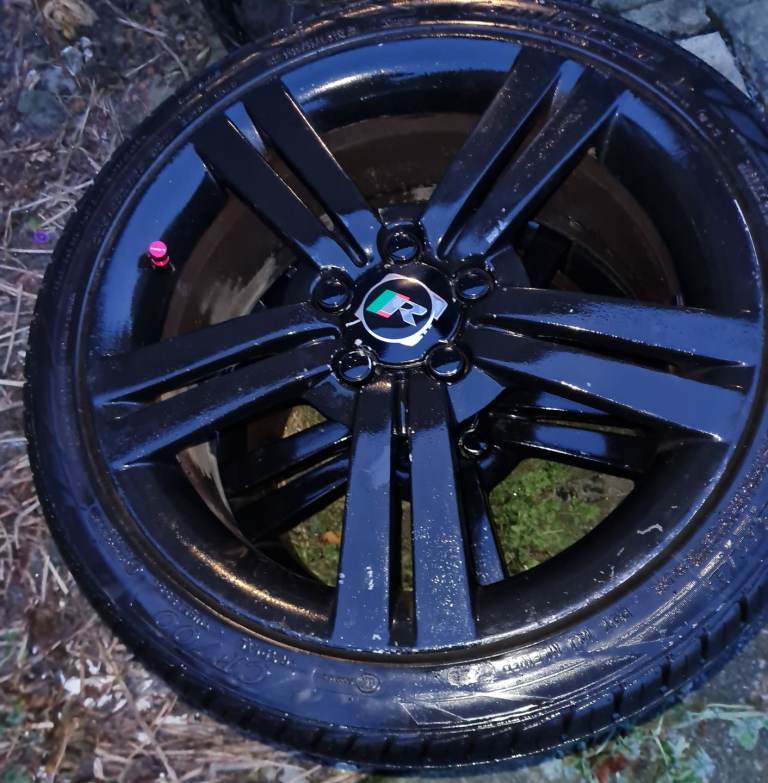 4x 18 inch st snowflake alloy wheels/4x vw,Audi, seat, skoda alloy wheels