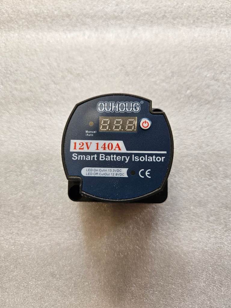 Smart split charge relay for campervan electrics 