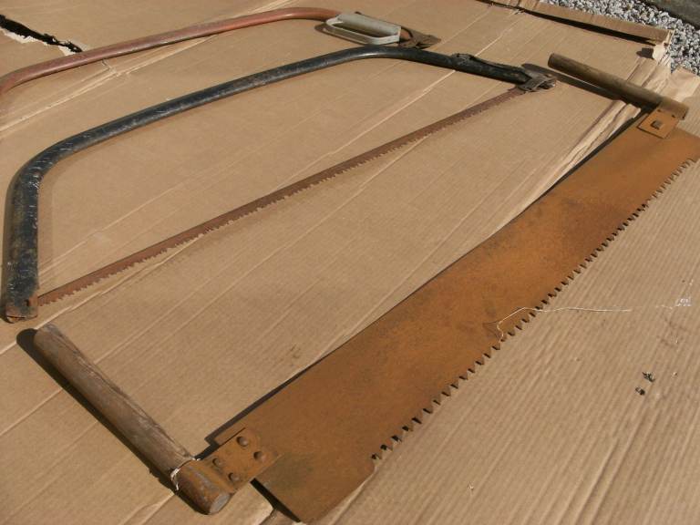3x vintage push pull saw bow saws, please read description. £25