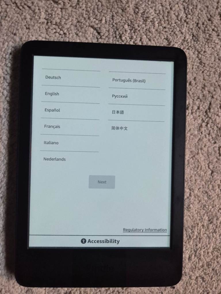 Kindle Gen 11 (16gb)