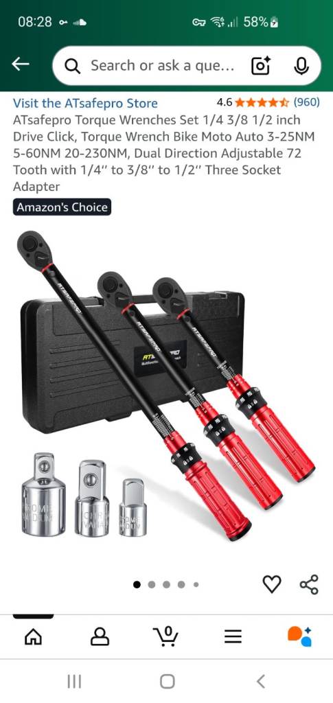 Torque wrench set