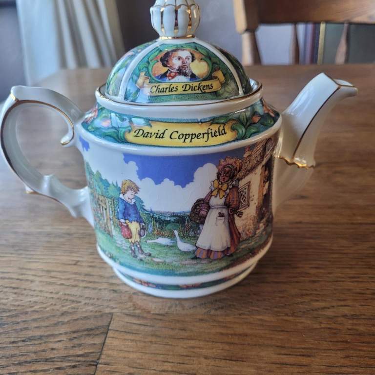 image for Old Sadler David Copperfield Tea Pot 1990's