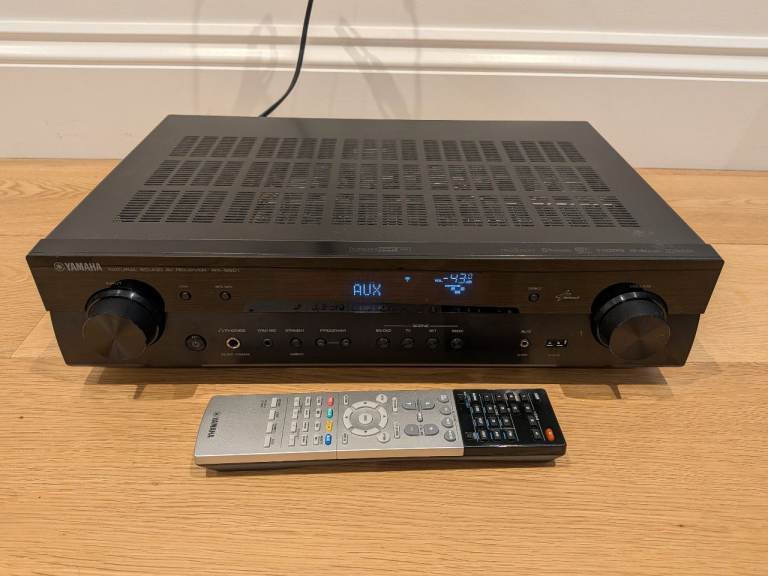 Yamaha RX-S601 Slimline 5.1 AV Receiver – AirPlay, MusicCast, Bluetooth, Wi-Fi, 4K