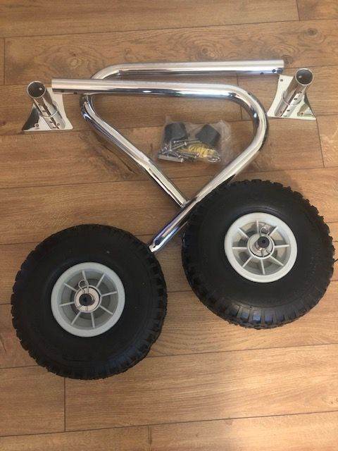 Inflatable Boat dinghy sib launching wheels  Honwave, Sunsport, Wetline, seago, waveline
