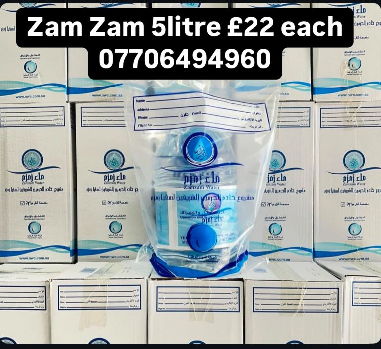 Zam Zam water from Saudi Makkah 