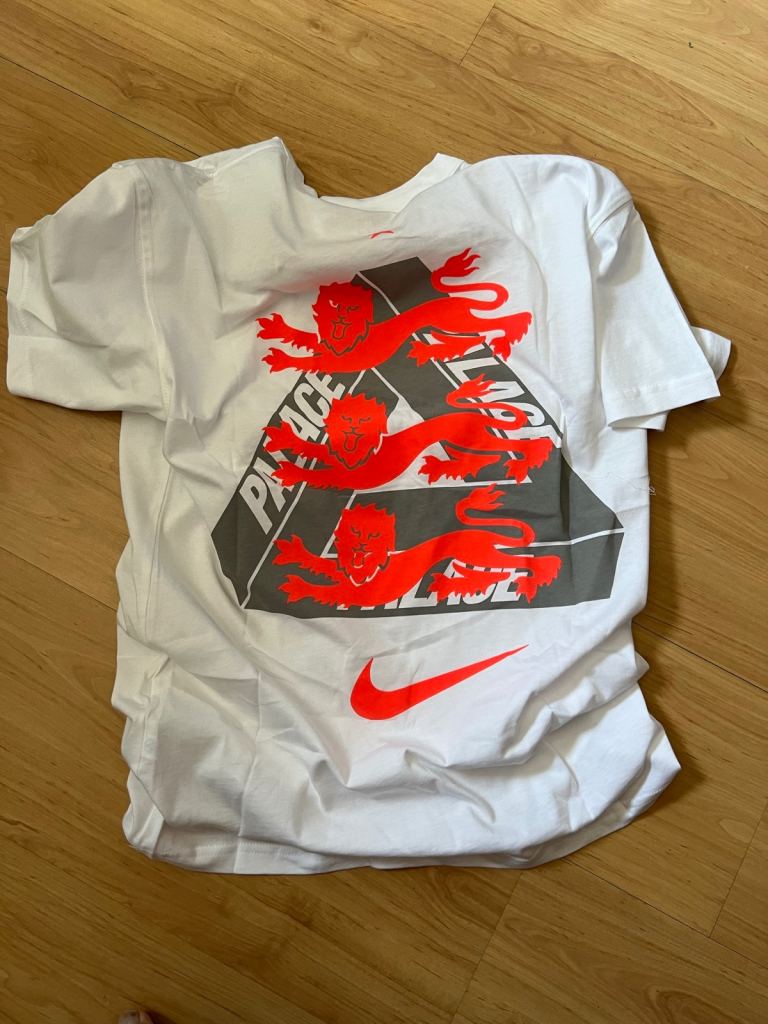 Nike Palace England Football Shirt uk national team– White, Brand New