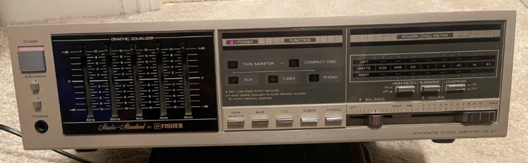 Fisher CA-67 Integrated Stereo Amplifier - Graphic Equaliser - Vintage Studio Standard 70 watts   