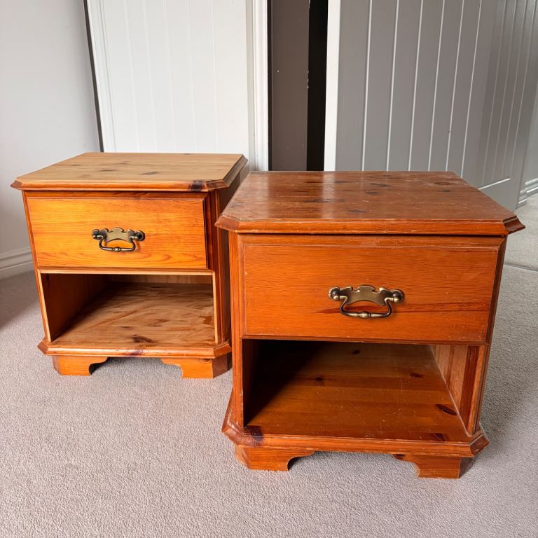 FREE wooden bedside tables