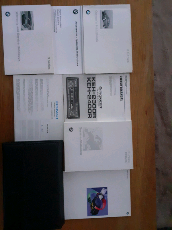 1997 BMW 3 Series E36 318i 318is 328i 328is Owners Manuals Books 