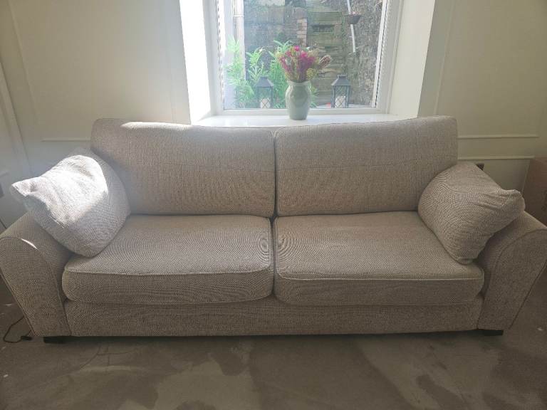 DFS large beige sofa