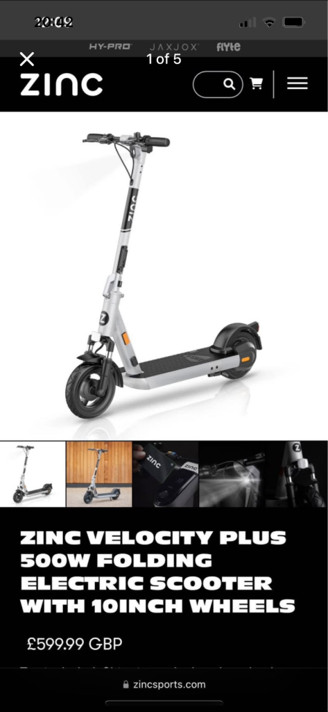 Electric scooter 