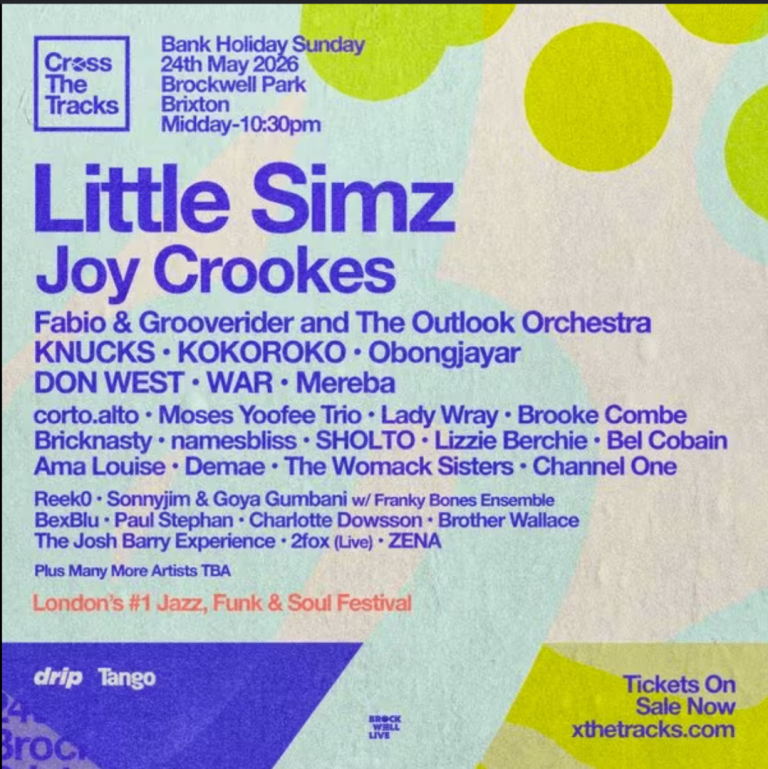 1 x ticket to Cross The Tracks festival 24th May