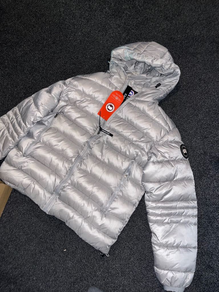 Canada Goose Puffer Jacket – Silver, New with Tags