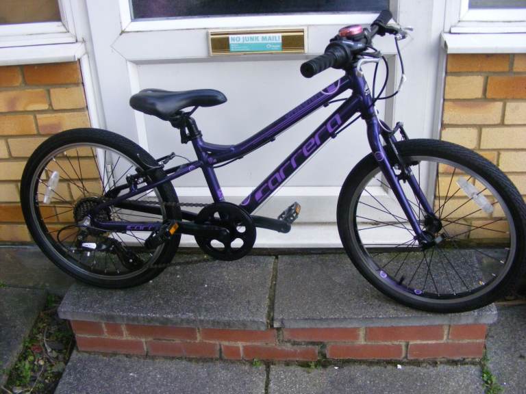 GIRLS CARRERA 20" WHEEL BIKE ALUM FRAME IN GREAT CONDITION AGE 6+