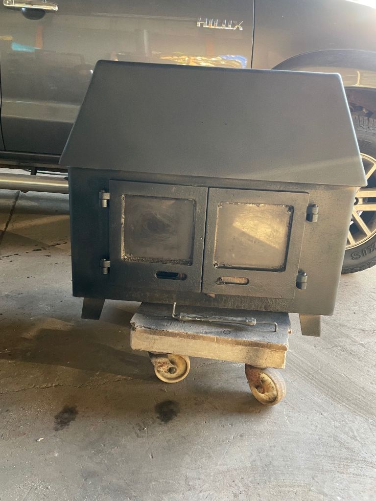 Old garden log burner 