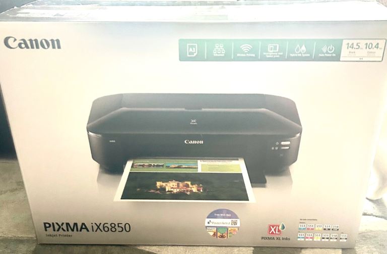 Canon PIXMA iX6850 Printer -  New in Box has only been used twice 